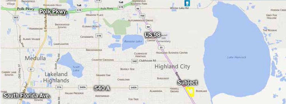 US 98 & Boy Scout Ranch Road in Bartow, Florida: US 98 & Boy Scout Road, Bartow, FL 33830